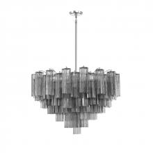 Crystorama ADD-316-CH-SM - Addis 32'' Polished Chrome Chandelier