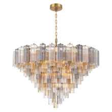 Crystorama ADD-327-AG-AU - Addis 49'' Aged Brass Chandelier