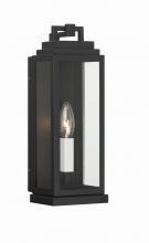 Crystorama ASP-8911-MK - Aspen 5'' Matte Black Outdoor Sconce