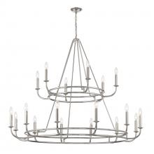 Crystorama BAI-A2109-PN - Bailey 48'' Polished Nickel Chandelier