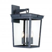 Crystorama BEL-A8063-GE - Belmont 12'' Graphite Outdoor Sconce