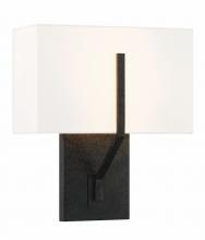 Crystorama CAR-9202-BK - Carlyn 10'' Black Sconce
