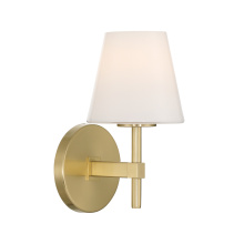 Crystorama COL-201-VG - Colton 6'' Vibrant Gold Sconce