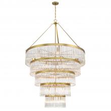 Crystorama EMO-5430-MG - Emory 48'' Modern Gold Chandelier