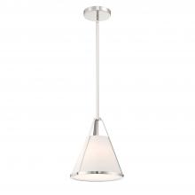 Crystorama FUL-900-PN - Fulton 9.25'' Polished Nickel Pendant