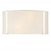 Crystorama FUL-902-PN - Fulton 13'' Polished Nickel Sconce