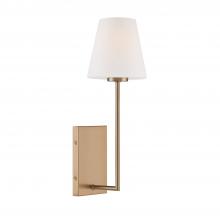 Crystorama LEN-250-OP-VG - Lena 6'' Vibrant Gold Sconce