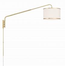 Crystorama MAL-601-SB - Mallory 15'' Soft Brass Task Sconce
