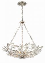 Crystorama MSL-306-SA - Marselle 24'' Antique Silver Chandelier