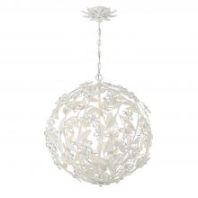 Crystorama MSL-316-MT - Marselle 22'' Matte White Chandelier