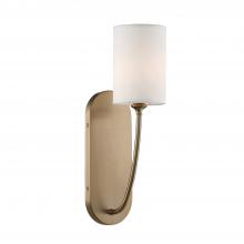 Crystorama PRE-461-VG - Preston 4.75'' Vibrant Gold Sconce