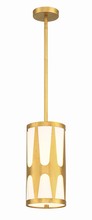 Crystorama ROY-801-GA - Royston 7'' Antique Gold Pendant