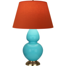 Robert Abbey 1740T - Egg Blue Double Gourd Table Lamp