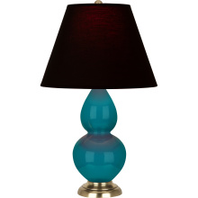 Robert Abbey 1771K - Peacock Small Double Gourd Accent Lamp