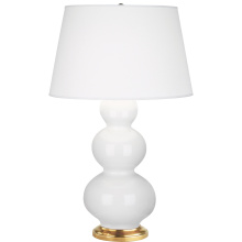 Robert Abbey 311X - Lily Triple Gourd Table Lamp