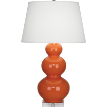 Robert Abbey A352X - Pumpkin Triple Gourd Table Lamp