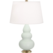 Robert Abbey MCL30 - Matte Celadon Small Triple Gourd Accent Lamp