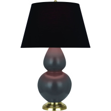 Robert Abbey MCR55K - Matte Ash Double Gourd Table Lamp