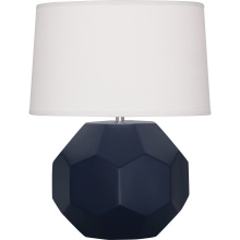 Robert Abbey MMB01 - Matte Midnight Blue Franklin Table Lamp