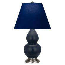 Robert Abbey MMB52N - Matte Midnight Blue Small Double Gourd Accent Lamp