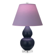 Robert Abbey MMB53L - Matte Midnight Blue Small Double Gourd Accent Lamp