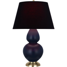 Robert Abbey MMB55K - Matte Midnight Blue Double Gourd Table Lamp