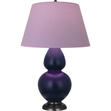 Robert Abbey MMB57L - Matte Midnight Blue Double Gourd Table Lamp