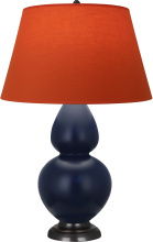 Robert Abbey MMB57T - Matte Midnight Blue Double Gourd Table Lamp