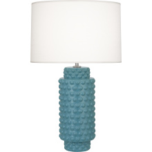 Robert Abbey MOB08 - Matte Steel Blue Dolly Table Lamp