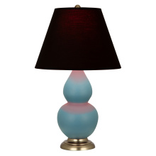 Robert Abbey MOB50K - Matte Steel Blue Small Double Gourd Accent Lamp