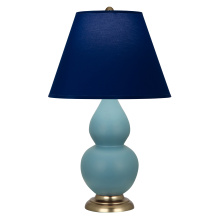 Robert Abbey MOB50N - Matte Steel Blue Small Double Gourd Accent Lamp