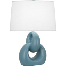 Robert Abbey MOB81 - Matte Steel Blue Fusion Table Lamp