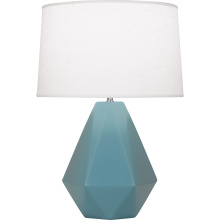 Robert Abbey MOB97 - Matte Steel Blue Delta Table Lamp