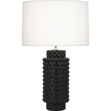 Robert Abbey MOS08 - Matte Obsidian Dolly Table Lamp