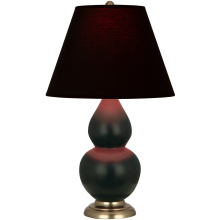 Robert Abbey MOS10K - Matte Obsidian Small Double Gourd Accent Lamp