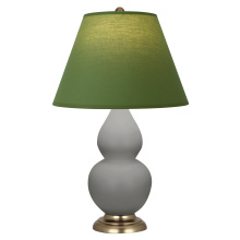 Robert Abbey MST50G - Matte Smokey Taupe Small Double Gourd Accent Lamp