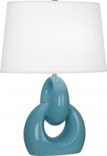 Robert Abbey OB981 - Steel Blue Fusion Table Lamp