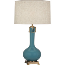Robert Abbey OB992 - Steel Blue Athena Table Lamp