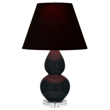 Robert Abbey OS13K - Obsidian Small Double Gourd Accent Lamp
