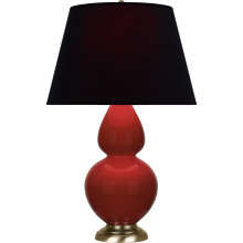 Robert Abbey OX20K - Oxblood Double Gourd Table Lamp