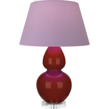 Robert Abbey OX23L - Oxblood Double Gourd Table Lamp