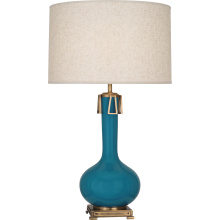 Robert Abbey PC992 - Peacock Athena Table Lamp