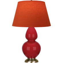 Robert Abbey RR20T - Ruby Red Double Gourd Table Lamp