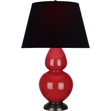 Robert Abbey RR21K - Ruby Red Double Gourd Table Lamp