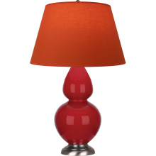 Robert Abbey RR22T - Ruby Red Double Gourd Table Lamp