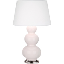 Robert Abbey RW42X - Rose Water Triple Gourd Table Lamp