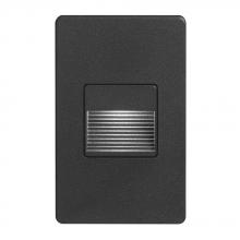 Dainolite DLEDW-200-BK - Black Rectangle Indoor/Outdoor 2W Wall Light