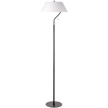 Dainolite GRD-641F-MB-WH - 1 Light Matte Black Floor Lamp with White Shade