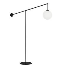 Dainolite HOL-1061F-MB - 1LT Incandescent Floor Lamp, MB w/ Opal Glass