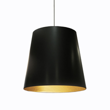Dainolite OD-L-698 - 1LT Oversized Drum Pendant, Large - Blk/Gld